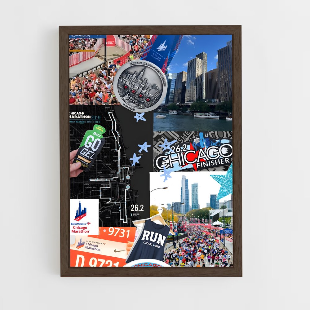 Poster Chicago Run – affiche Athlétisme (vue 5)